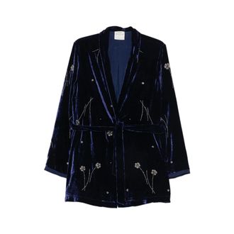 Forte_Forte Jassen, Dames, Blauw, S, 15045 Notte Jurk