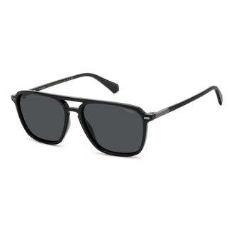 Polaroid Sunglasses - male - Polaroid - Sunglasses - Black - 57 MM - Accessories