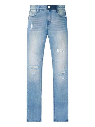 Rta Jeans svasati Bryant con effetto vissuto - Blu