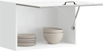 vidaXL Kitchen Wall Cabinet Lucca Concrete Grey Engineered Wood Vidaxl