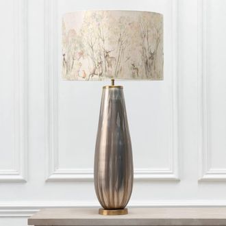 Voyage Maison Minerva Table Lamp With Enchanted Forest Eva Lampshade in Gold
