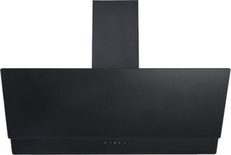 Respekta Cappa aspirante cappa inclinata senza testa 90 cm cappa a parete nera Respecta