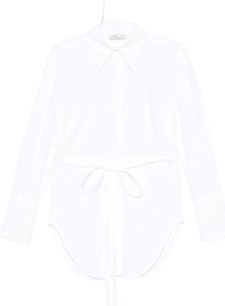 Blumarine Balloon-sleeve Belted Shirt
