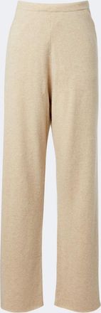 Extreme Cashmere N&deg;479 Runaway cashmere-blend straight pants