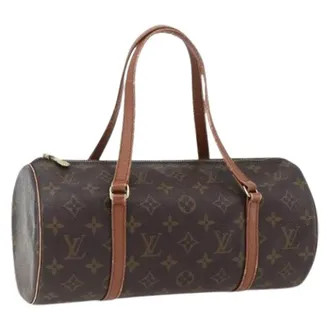 Louis Vuitton Pre-owned Handbags, female, Brown, Size: ONE SIZE Pre-owned Vintage Canvas Handbag