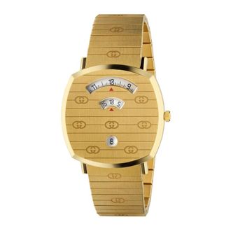 Gucci Grip Horloge - Heren - Horloges - Geel - ONE Size - Accessoires