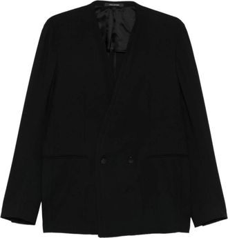Tagliatore Jassen, Heren, Zwart, M, Wol, Glando Blazer