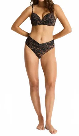 Sea Level Australia Savanna Twist Bikini Bottom In Dark Chocolate