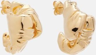 Bottega Veneta 18kt gold-plated sterling silver earrings