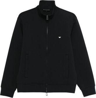 Emporio Armani Zip Mock-neck Sweatshirt