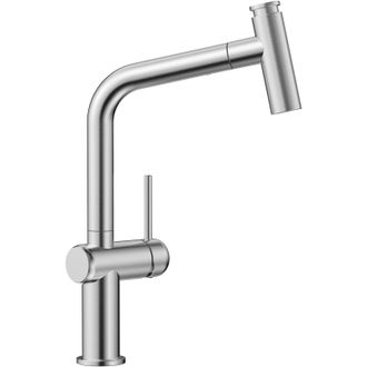OEM Grifo De Cocina, Mezclador De Acero Inoxidable Con Rociador Extra&iacute;ble, Dos Tipos De Chorro De Agua, Mezclador De Alta Presi&oacute;n, Giro De 360&deg;, Acabado C
