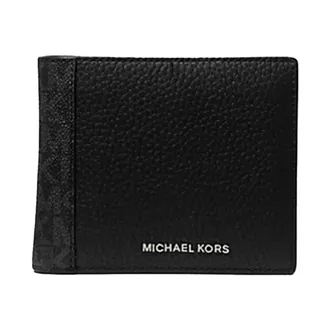 Michael Kors Wallets & Cardholders, male, Black, Size: ONE SIZE Portafoglio Hudson