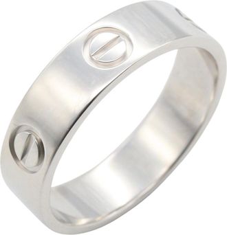 Cartier White Gold White Gold (18K) Band Ring (Pre-Owned)