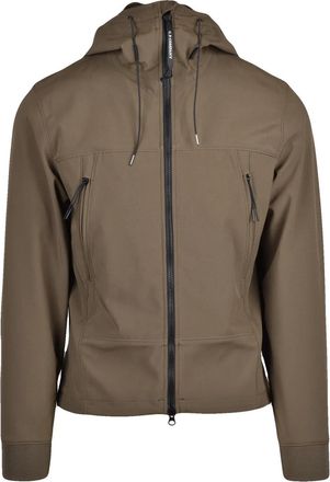 C.P. Company Technical Jacket With Front Zip Closure And Adjustable Hood