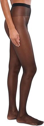 Wolford Sheer 15 Womens Tights Promo Set (3 Units) Hose Black : XL (51-63 - 165-198 lbs), Elastane/Polyamide