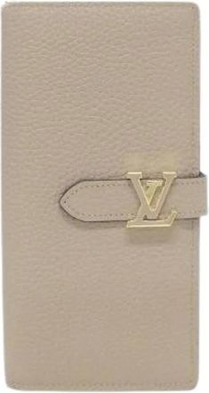 Louis Vuitton Pre-owned Wallets, male, Gray, Size: ONE SIZE Pre-owned Leather wallets