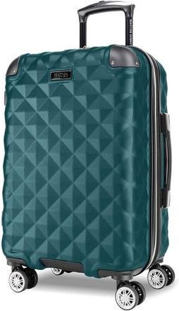 Kenneth Cole Diamond Tower 20-Inch Carry-On Hardside Luggage in Deep Teal at Nordstrom Rack