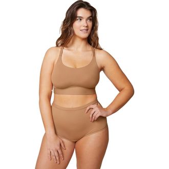 Harper Wilde Bliss Racerback Bralette in Tan at Nordstrom, Size Xx-Large