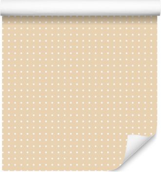 OEM Carta Da Parati A Pois Con Sfondo Crema, Centro Crema Per Soggiorno E Camera Da Letto 50x1000 Cm