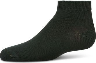 MeMoi Basic Silky-Soft Gauge Ankle Sock in Dark Spruce at Nordstrom, Size 6-12M