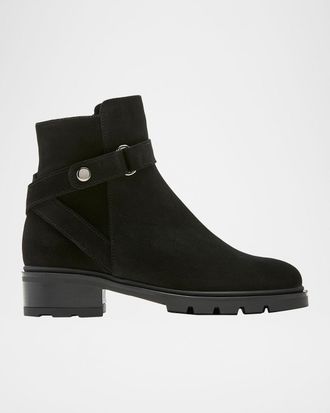 La Canadienne Steven Suede Ankle Booties