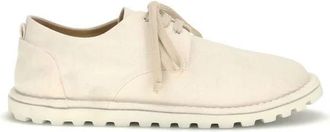 Mars&egrave;ll Sancrispa Derby Veterschoenen - Heren - Veterschoenen - Wit - 41 EU - Katoen - Schoenen