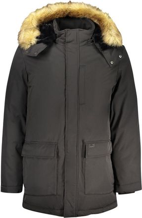 Guess Black Polyester Mens Mens Jacket