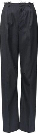 Maison Margiela Pantaloni gessati - Grigio