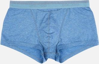 HOM Hom Mens Sumptuous HO1 Boxer Trunk, Jeans Blue - Size: 32/30/31