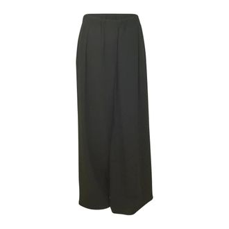 Jil Sander Wide Broeken - Dames - Broeken - Zwart - Maat: 5XL