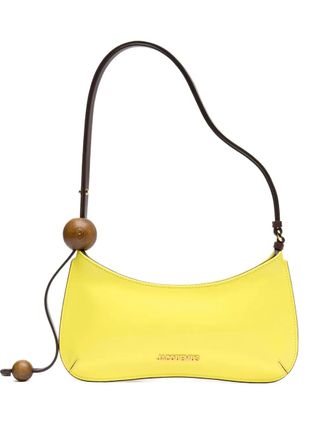 Jacquemus The Pearl Kiss shoulder bag - women - CALFSKIN/Cotton - OS - Yellow