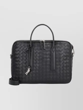Bottega Veneta leather briefcase