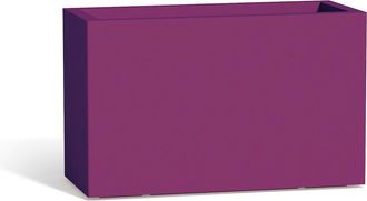 Monacis Monacis - Jardinera Rectangular De Resina 80x35 Cm Mod. Flowerpot Violeta