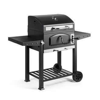 VonHaus XL American Charcoal BBQ in Black