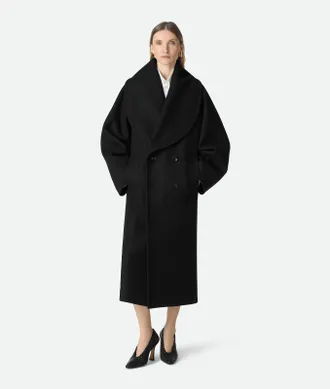Bottega Veneta Cappotto Lungo In Lana Stretch - Bottega Veneta
