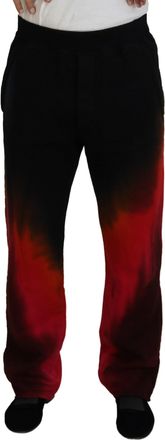 Dsquared2 Dsqua&sup2; Cotton Logo Print Casual Mens Pants (Pre-Owned)