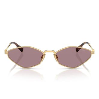 Miu Miu Sunglasses Mu56 Zs 5 Ak20 I Gold/Gradient Brown Women
