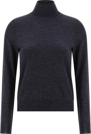 Maison Margiela Wollen coltrui - Dames - Coltruien - Blauw - L - Wol - Truien & Vesten