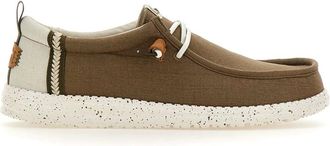 Hey Dude Schoenen, Heren, Bruin, 43 EU, Leer, Wally Craft Linen