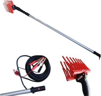 Trade Shop Trade Shop - Scuotitore Raccogli Olive Abbacchiatore Scuoti Olive A Batteria 12v 140w 3mt