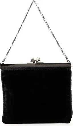 Prada Pre-owned Prada Velluto Ricamo Tulip Kisslock Frame Bag Ladies K297MEZF7RA4PRN8