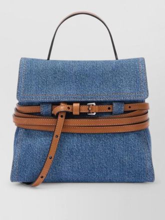 Moschino tote bag top handle adjustable strap