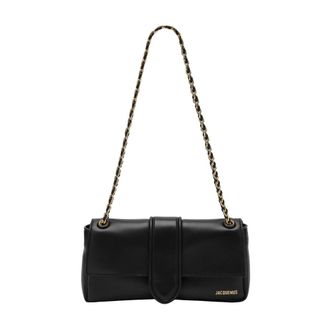 Jacquemus Shoulder Bags, female, Black, Size: ONE SIZE Le Bambino Chaine