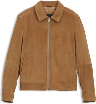 HUGO BOSS Lichte Jassen - Heren - Leren en Su&egrave;de Jassen - Beige - XL - Leer - Jassen