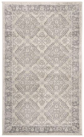 Safavieh Alfombra tradicional de polipropileno beige/gris, 122 x 183 cm