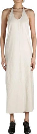 BASERANGE Apron Dress - Dames - Maxi kleedjes - Wit - L - Kleedjes
