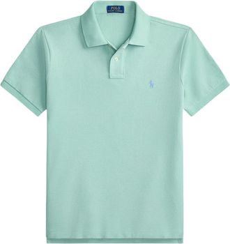 Ralph Lauren Tops, Heren, Groen, M, Katoen, The Iconic Mesh Polo Shirt