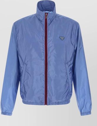 Prada recycled nylon feather jacket high neck