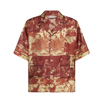 Pierre-Louis Mascia Dames, Blouses & Shirts, Rood, Maat: XS Zijde