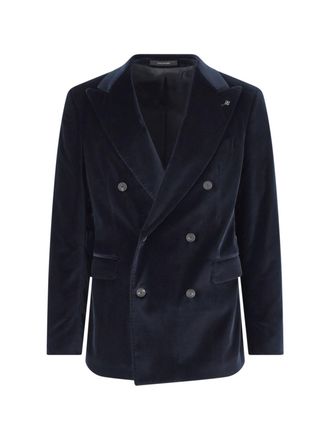 Tagliatore Blazer Doppiopetto In Velluto